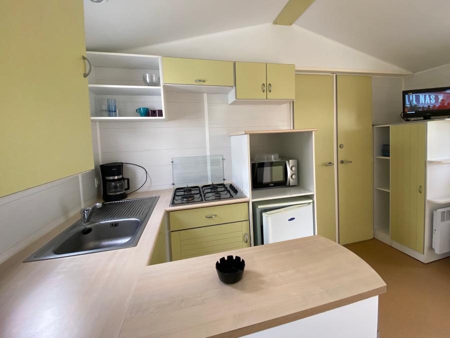 Mobilhome 4 personnes - O'hara 30m2 + terrasse 10.50m2, TV 4