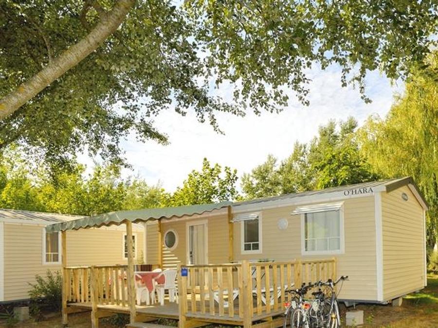 Mobilhome 4 personnes - Mobil-home Standard 27.5m² (2 chambres) + terrasse semi-couverte 4 pers 0