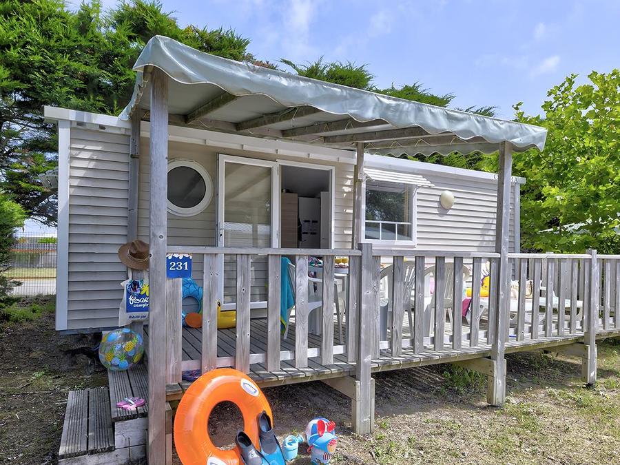 Mobilhome 6 personnes - Mobil-home Standard 31m² (3 chambres) + terrasse semi-couverte - 6 pers 0
