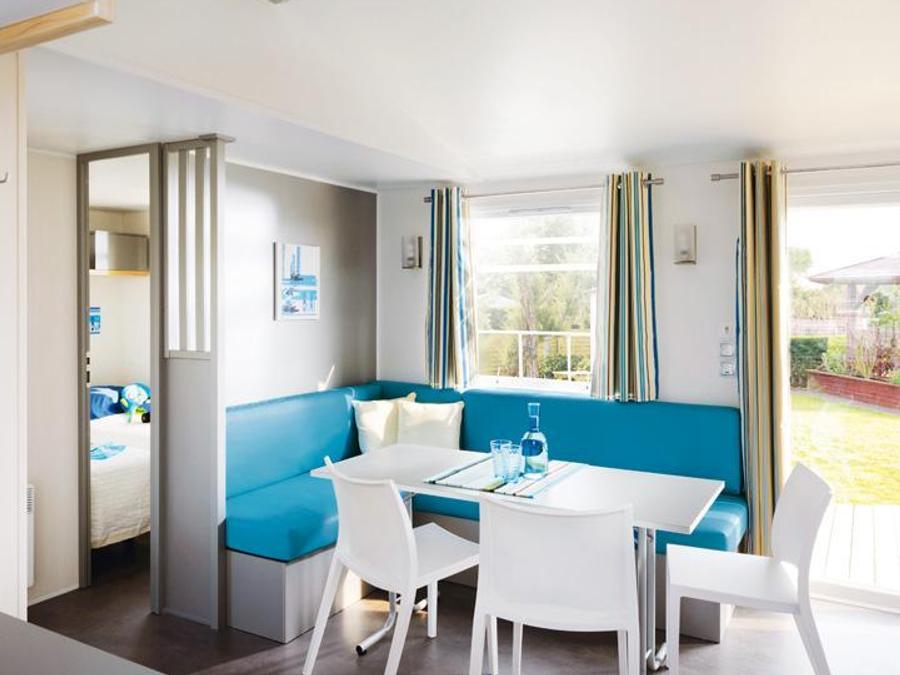 Mobilhome 6 personnes - Mobil-home Standard 31m² (3 chambres) + terrasse semi-couverte - 6 pers 3