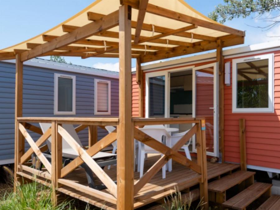 Mobilhome 2 personnes - MH CONFORT PLUS 1 CH 1 SDB 12