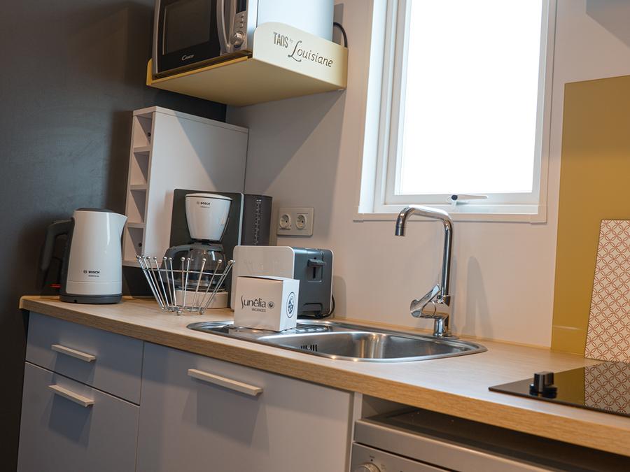Mobilhome 2 personnes - 09 - TAOS LUXE STUDIO - Oustalet 3