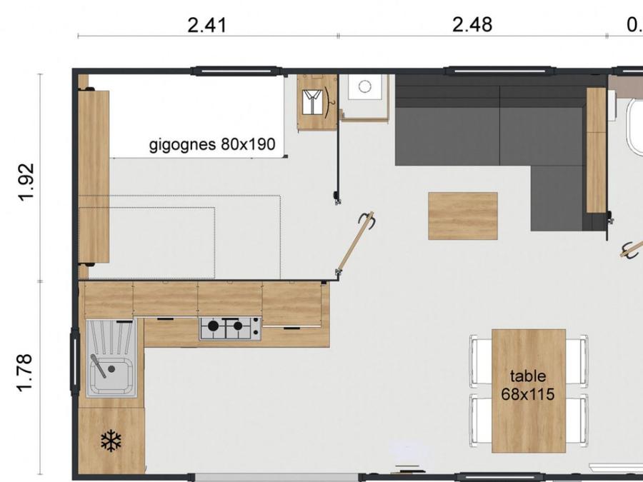 Mobilhome 4 personnes - CASA 5