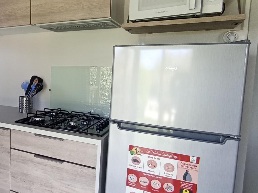 Mobilhome 2 personnes - Studio 20m² - 1 chambre 1 lit double 12