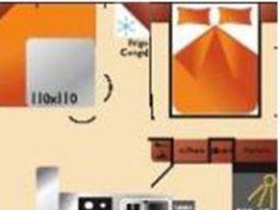 Mobilhome 6 personnes - Mobilhome TRIO - 3 chambres, 45,5m² terrasse comprise 1/6 pers 11