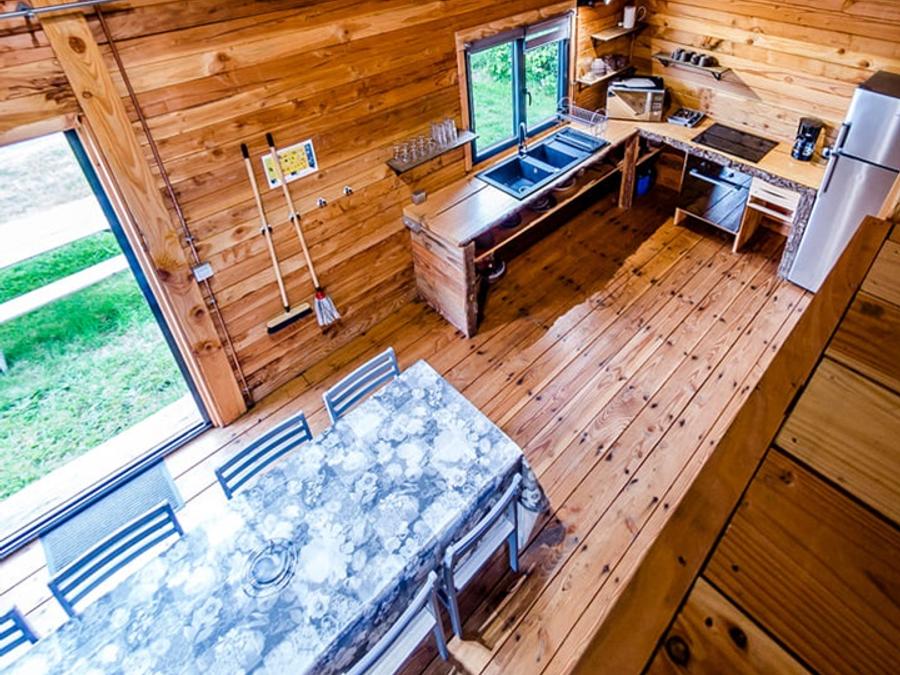 Chalet 6 personnes - Confort 50m² - 3 chambres + terrasse couverte + TV + four 7