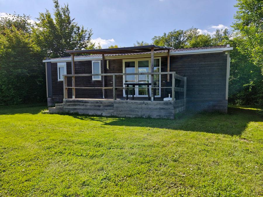 Mobilhome 6 personnes - Limousin Confort 36m² (3 ch -6pers) + terrasse couverte + TV + lave-vaisselle 1