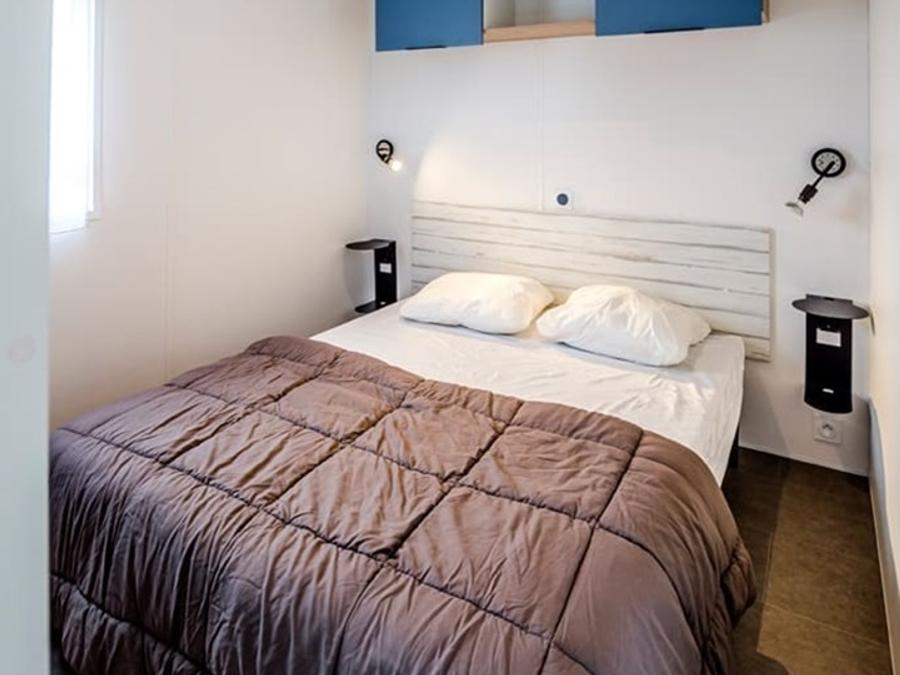 Mobilhome 6 personnes - Mobil-Home Limousin Confort 30m² Vue lac (3ch-6pers)+terrasse couverte+TV 6