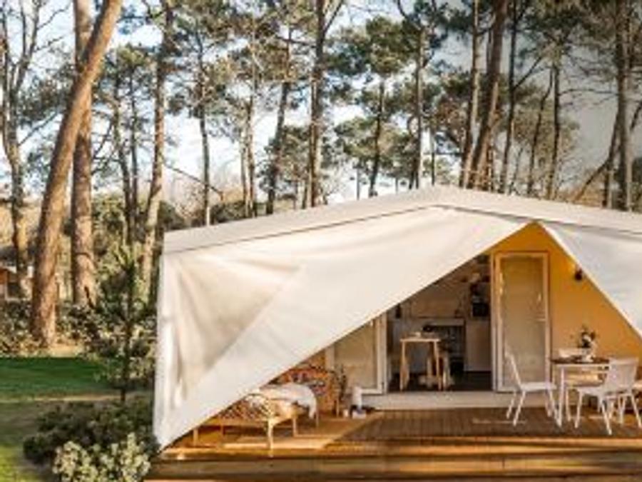 Tente 4 personnes - Coco Sweet Confort 19m² - 2 chambres - Terrasse - TV - Clim - avec sanitaires 0