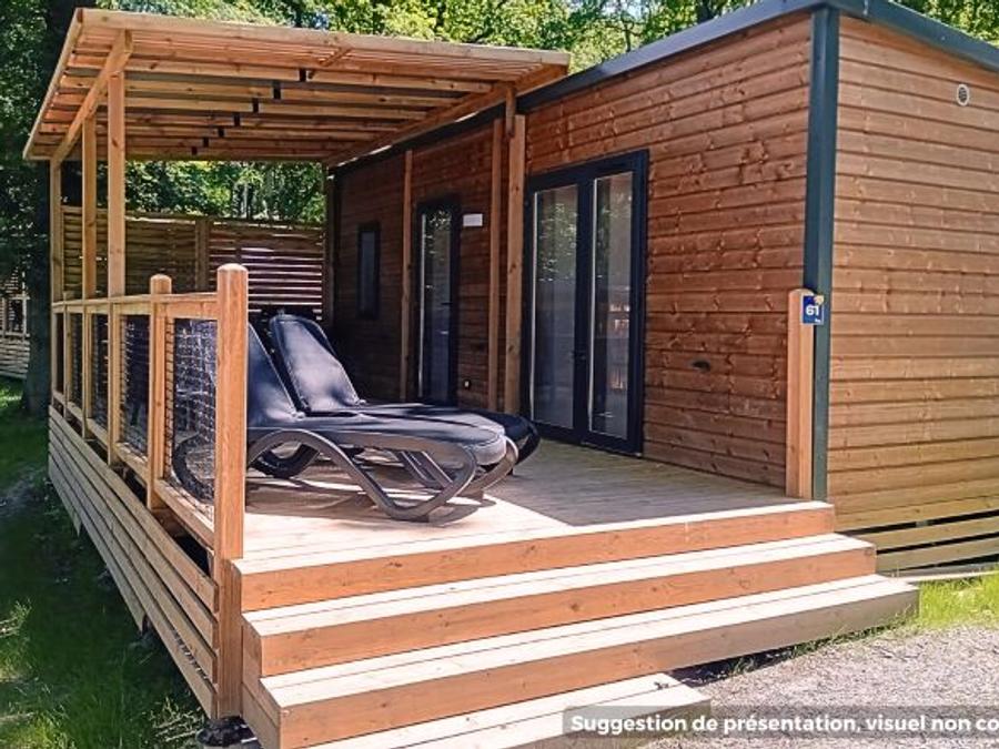 Mobilhome 4 personnes - Homeflower Premium 29m² - 2 chambres - Terrasse - TV - Clim - Plancha 4