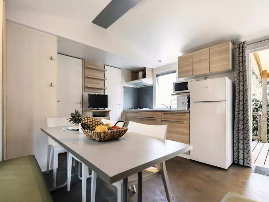 Mobilhome 6 personnes - Mobil-home Confort 4 Pièces 6 Personnes Climatisé + TV 2
