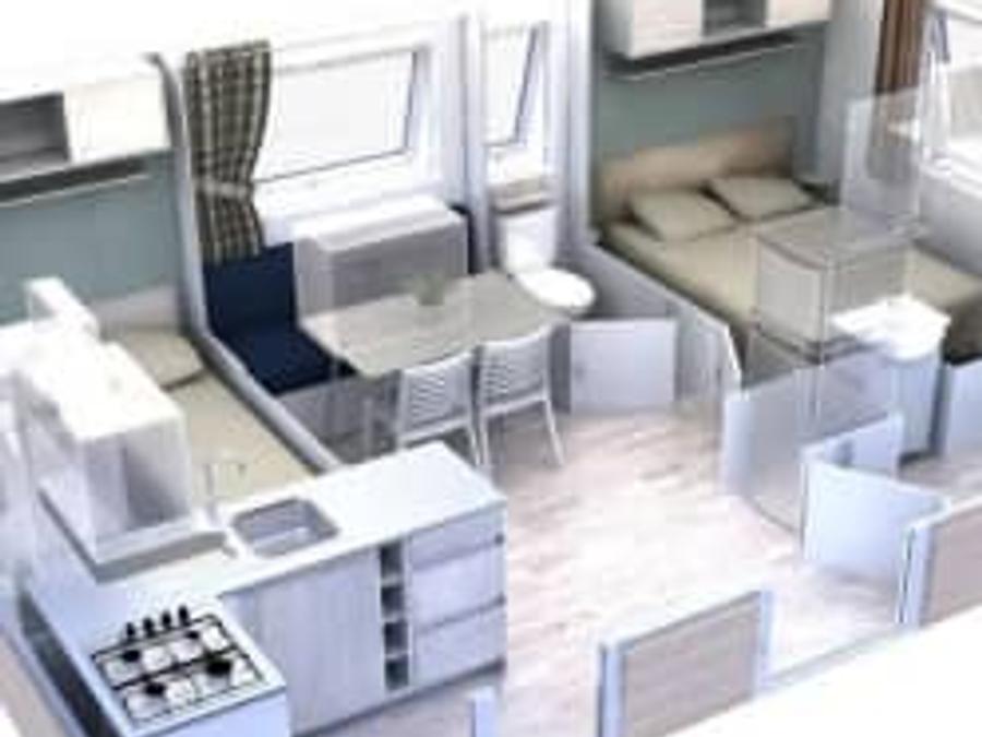 Mobilhome 4 personnes - Ambre 2 chambres, Par Lifestyle Holidays 4