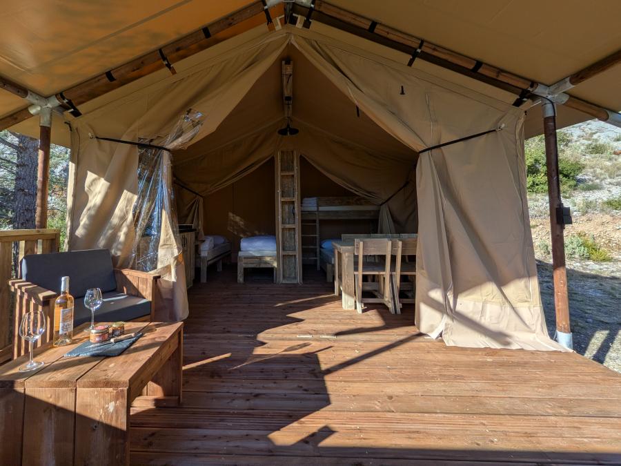 Lodge 5 personnes - Tente lodge safari 6