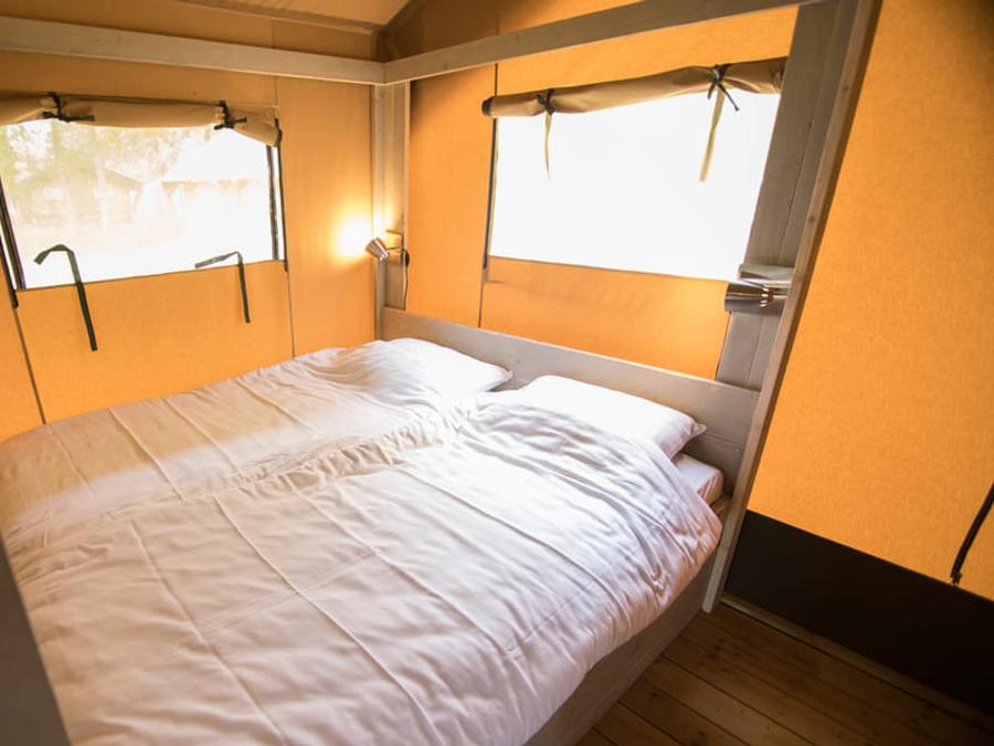 Tente en toile et en bois 5 personnes - Tente lodge - 5 personnes 0