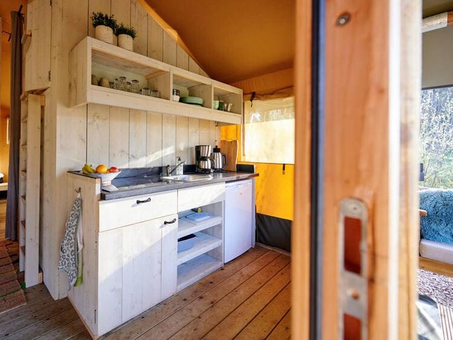 Tente en toile et en bois 5 personnes - Tente lodge - 5 personnes 2