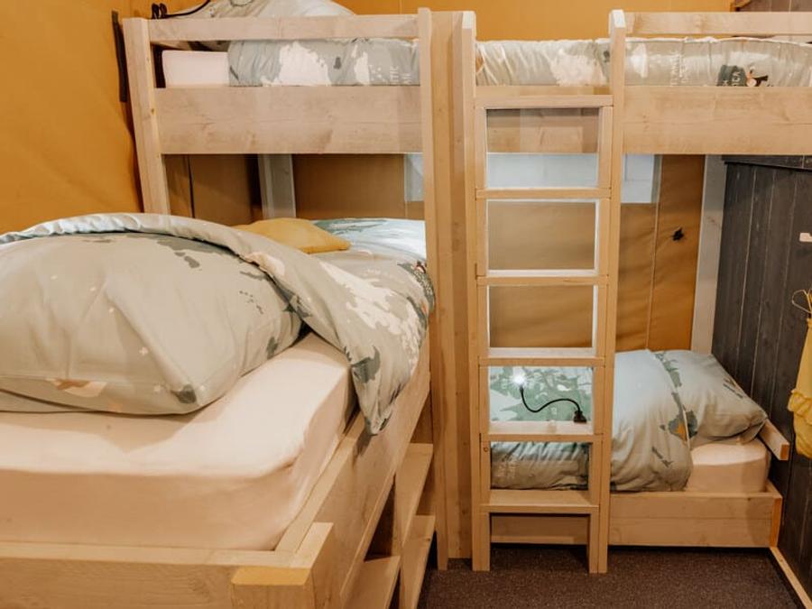 Tente en toile et en bois 5 personnes - Tente lodge - 5 personnes 1