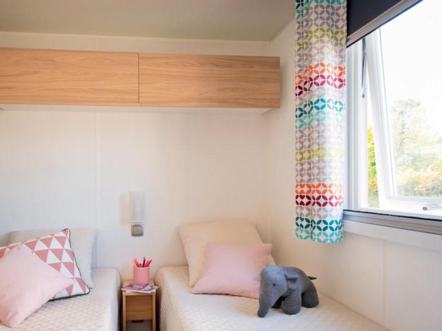 Mobilhome 4 personnes - Confort 28m² 2 chambres + terrasse sur pilotis 4