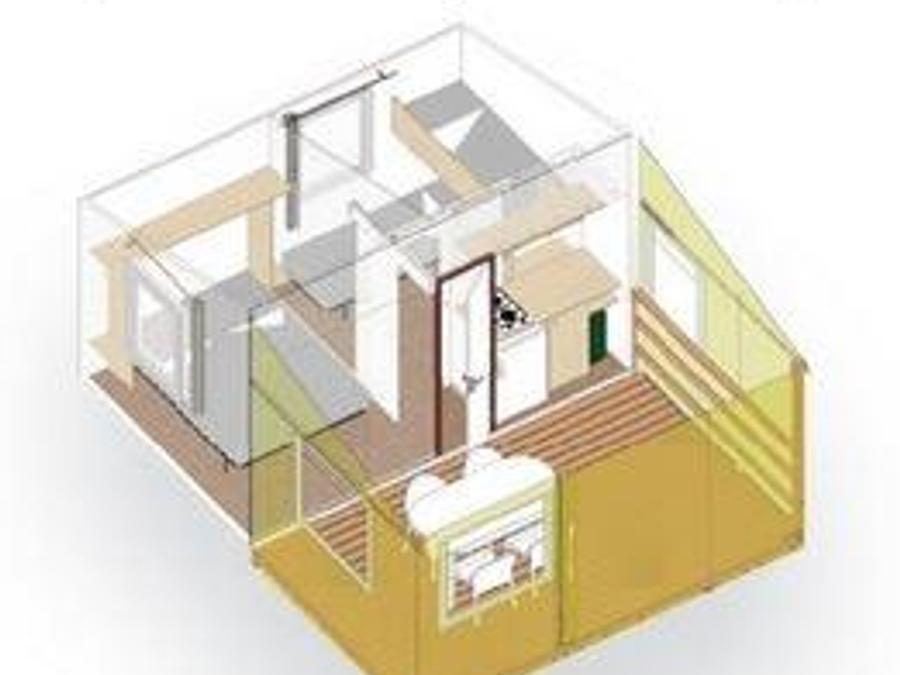 Mobilhome 4 personnes - Tit'home Toilé, sans sanitaires 7