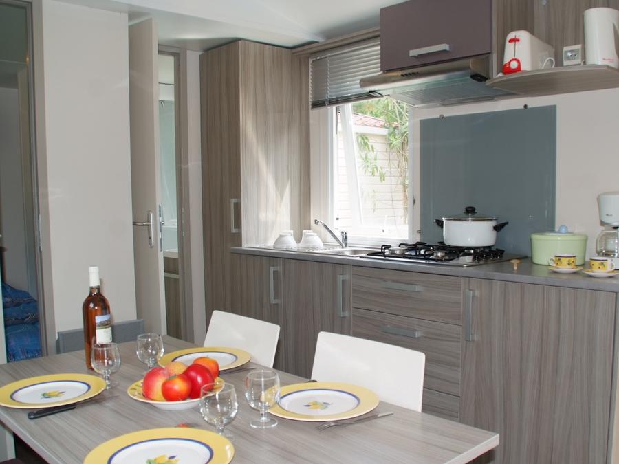 Mobilhome 4 personnes - 4 places 2 chambres (Riviera) (clim) 1