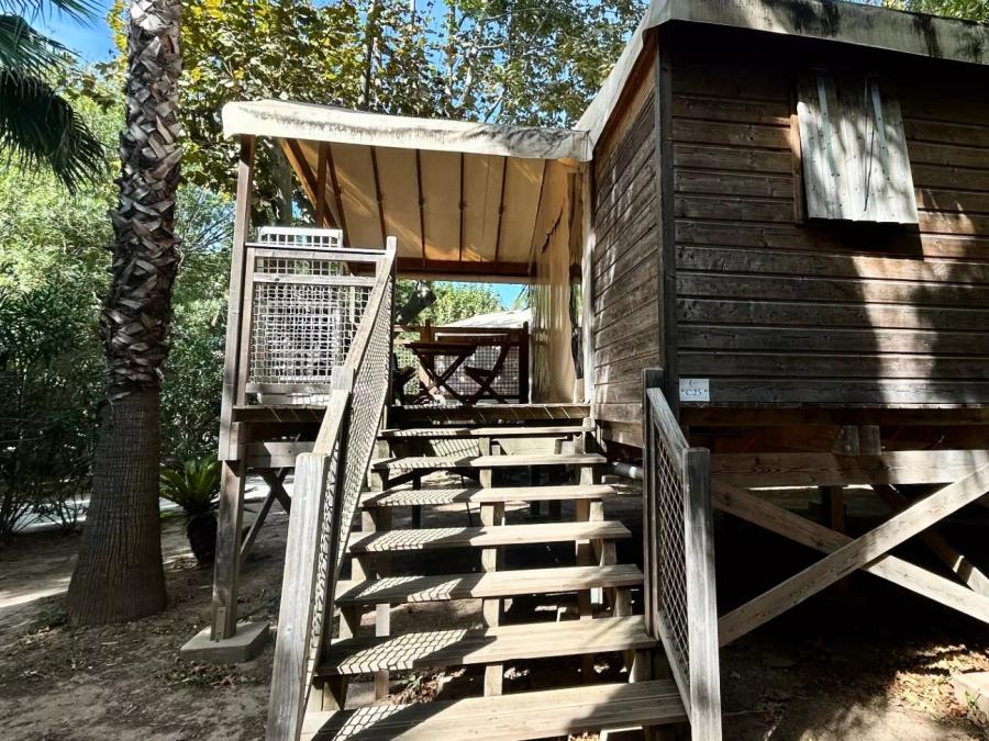Tente en toile et en bois 5 personnes - Caba'nature 3 Pièces 5 Personnes 4