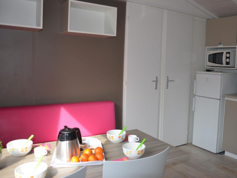 Mobilhome 4 personnes - Mobil-home Confort 25m² 2 chambres + TV 4 pers 3