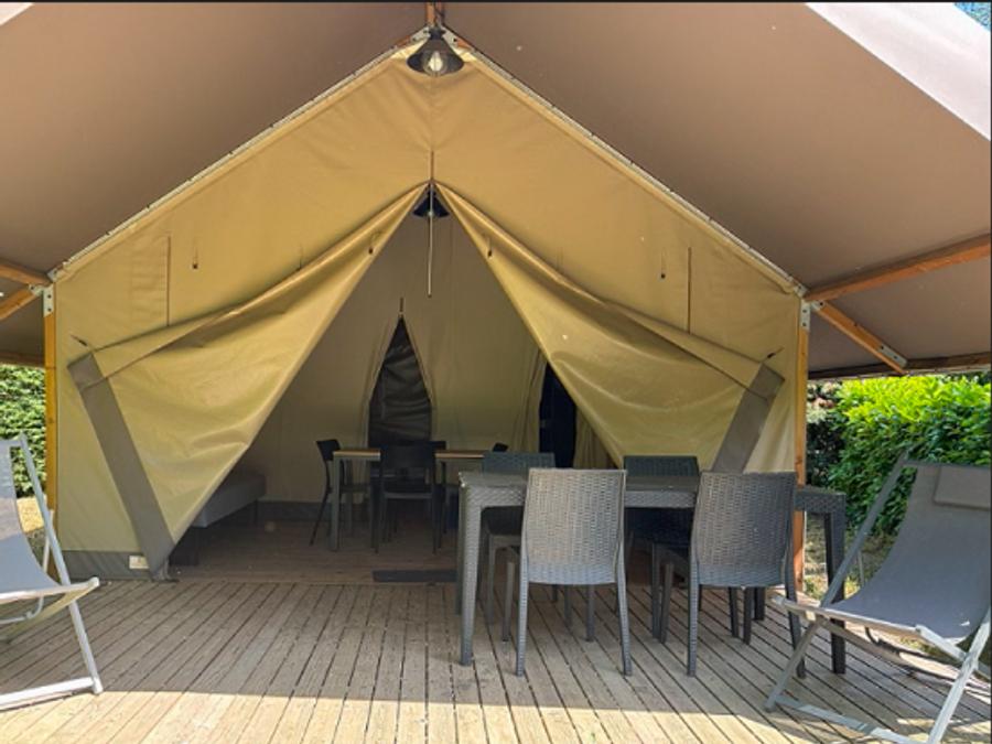 Bungalow toilé 4 personnes - Tentes Toilées Standard 25m² 2 chambres sans sanitaire 4 pers 13