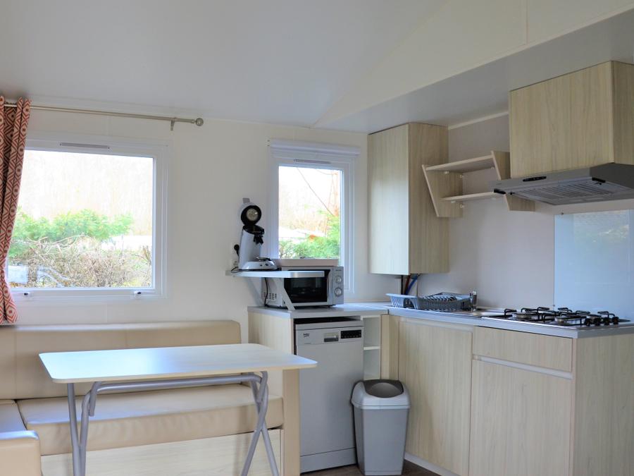 Mobilhome 6 personnes - Mobil-home Premium 33m² CLIMATISÉ - 3 chambres +TV + lave vaisselle 6 pers 14