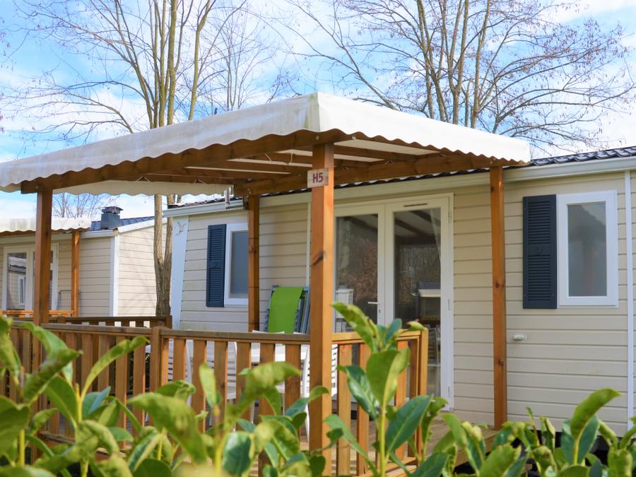 Mobilhome 6 personnes - Mobil-home Premium 33m² CLIMATISÉ - 3 chambres +TV + lave vaisselle 6 pers 0