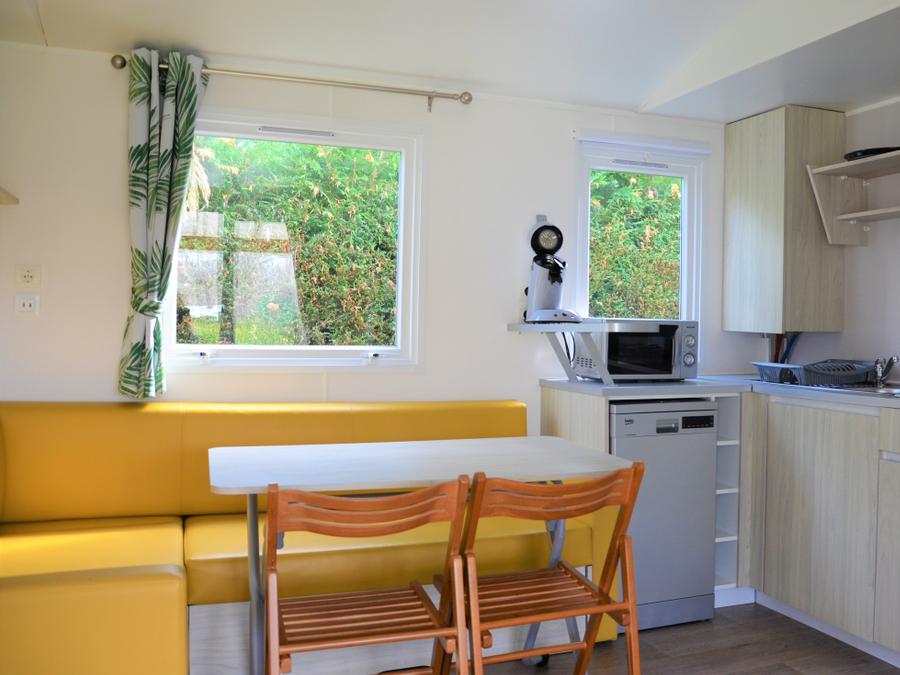 Mobilhome 6 personnes - Mobil-home Premium 33m² CLIMATISÉ - 3 chambres +TV + lave vaisselle 6 pers 9