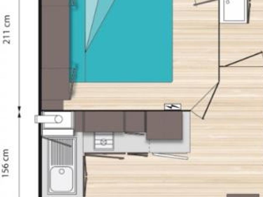 Mobilhome 2 personnes - SLOOP 5