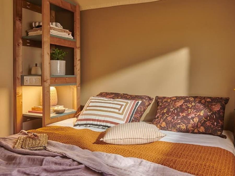 Tente en toile et en bois 4 personnes - CABANE LODGE 1