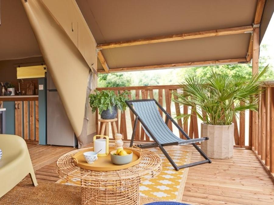 Tente en toile et en bois 4 personnes - CABANE LODGE 3