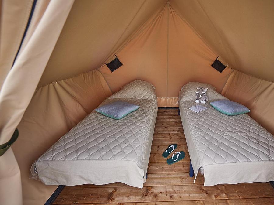 Tente en toile et en bois 2 personnes - Tente Lodge MOOREA 3