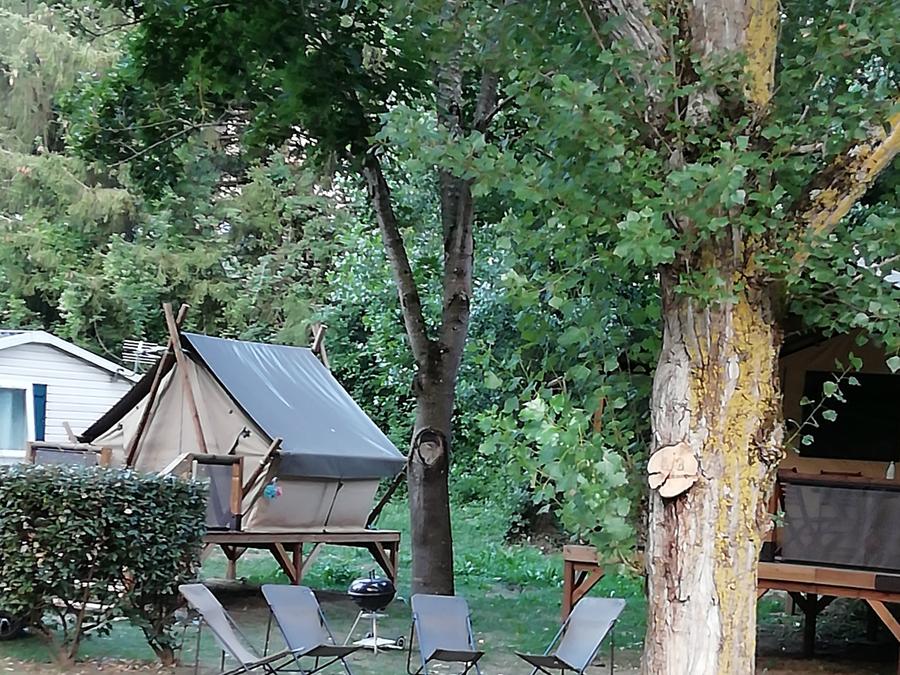 Tente en toile et en bois 2 personnes - Tente Lodge MOOREA 4