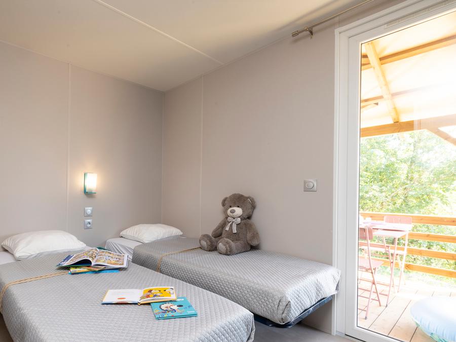Mobilhome 4 personnes - Cottage Privilège Buis 2ch 2sdb + clim 8