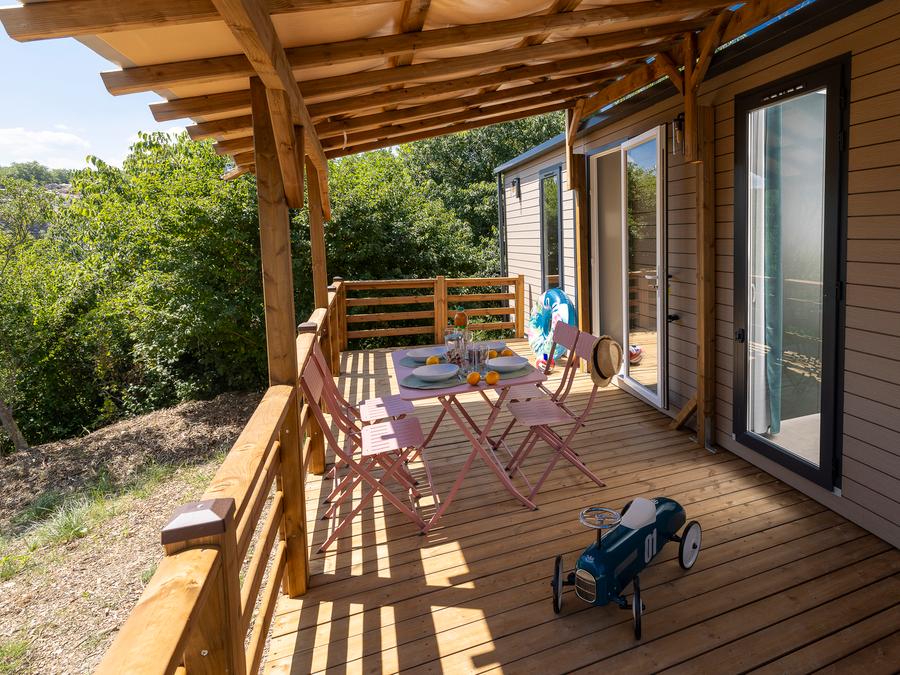 Mobilhome 4 personnes - Cottage Privilège Buis 2ch 2sdb + clim 5