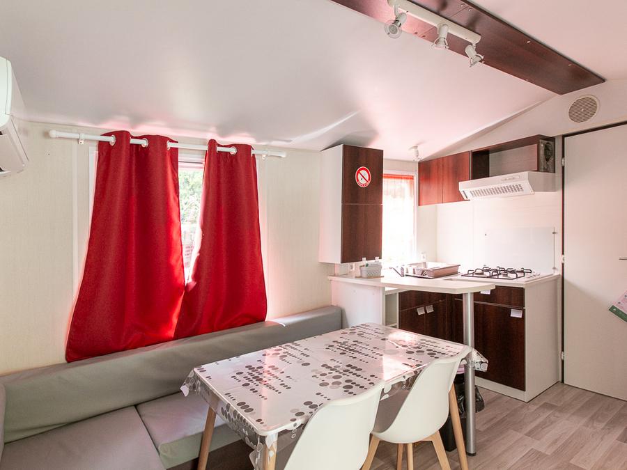 Mobilhome 4 personnes - Confort Plus 28m² / 2 chambres / clim 2
