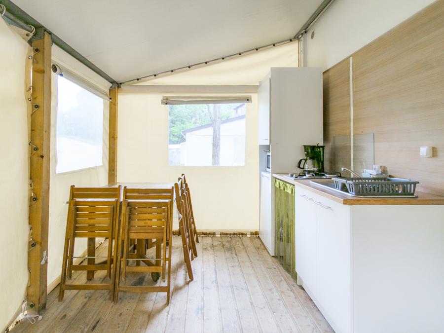 Bungalow toilé 4 personnes - 2 chambres / sans salle de bain 3
