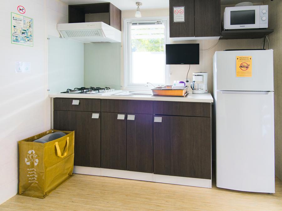 Mobilhome 2 personnes - Confort 25m² / 1 chambre / clim 2