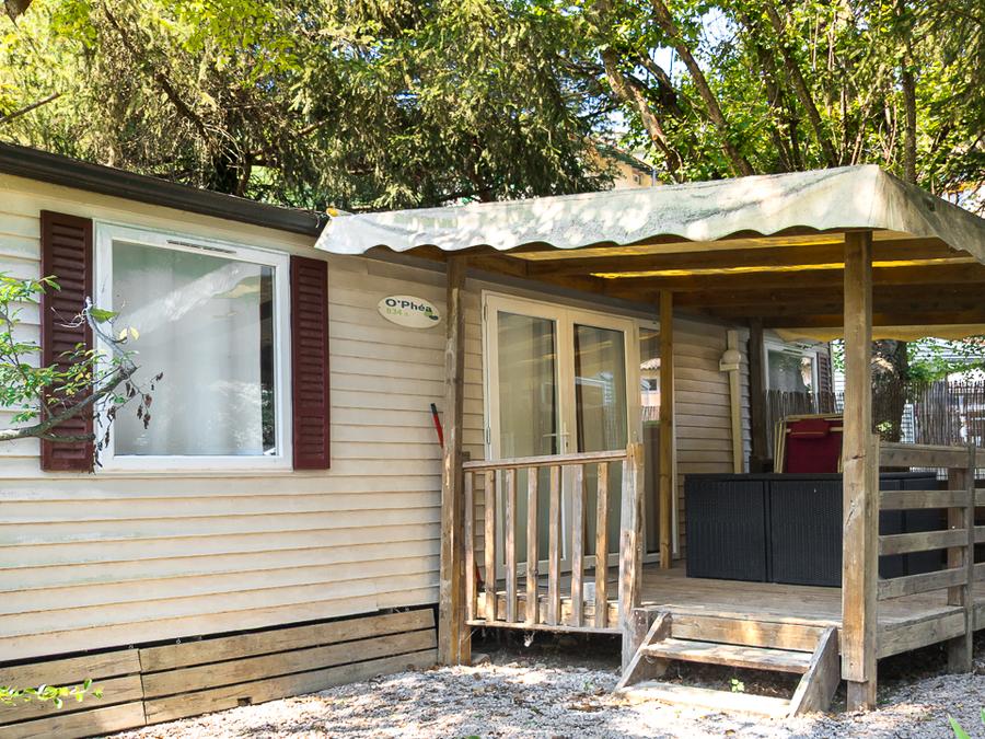 Mobilhome 4 personnes - Double 33m² / 2 chambres / 2 salles d'eau / clim 0