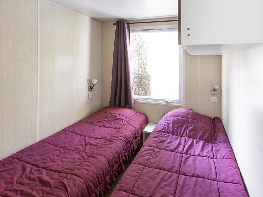 Mobilhome 4 personnes - Double 33m² / 2 chambres / 2 salles d'eau / clim 3