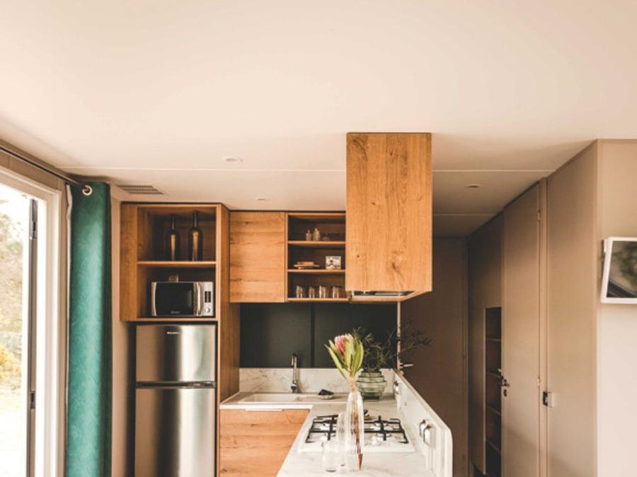 Mobilhome 6 personnes - NEW // Mobil-home Premium 40m² (3 chambres) + Terrasse couverte + TV + Climatisation + 2SDB 1