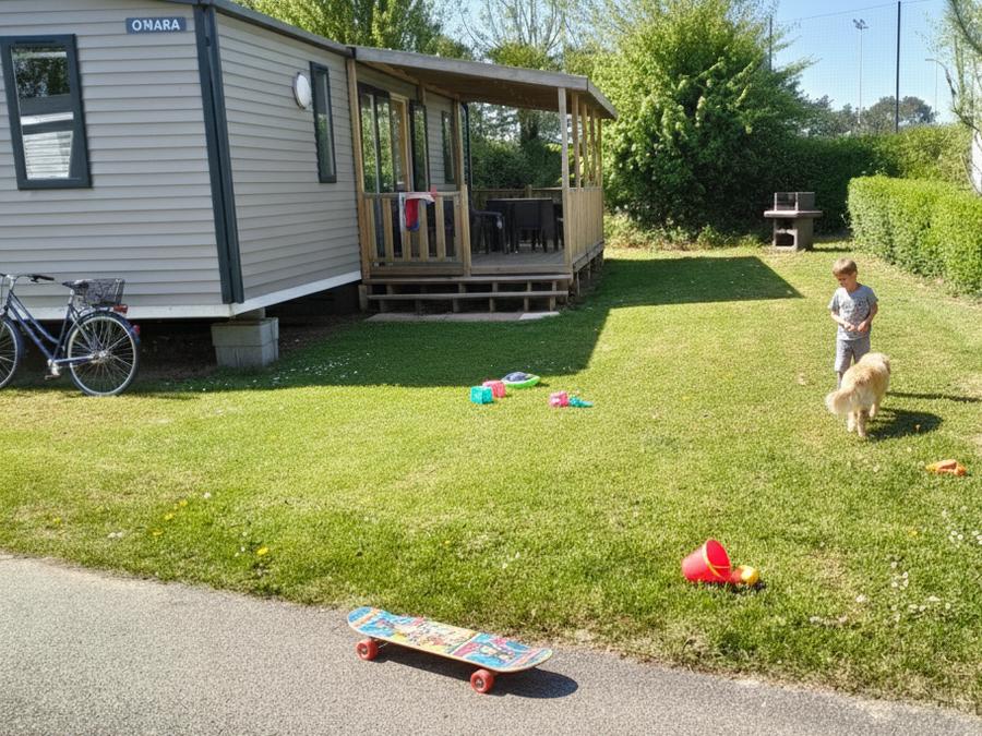 Mobilhome 6 personnes - NEW // Mobil-home Premium 40m² (3 chambres) + Terrasse couverte + TV + Climatisation + 2SDB 0