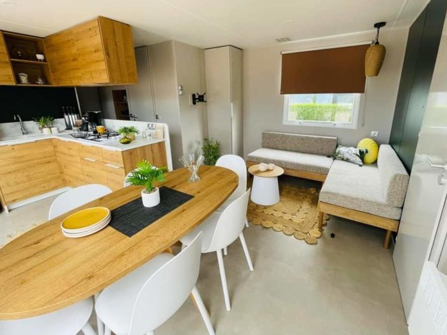 Mobilhome 6 personnes - NEW // Mobil-home Premium 40m² (3 chambres) + Terrasse couverte + TV + Climatisation + 2SDB 5