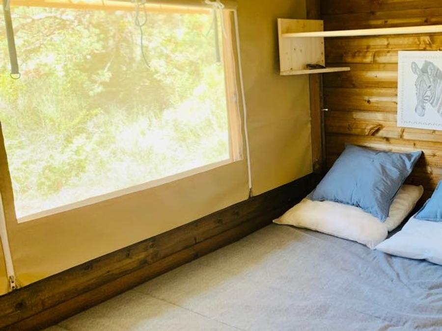 Tente en toile et en bois 5 personnes - Lodge Confort