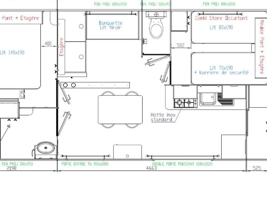 Mobilhome 6 personnes - Premium