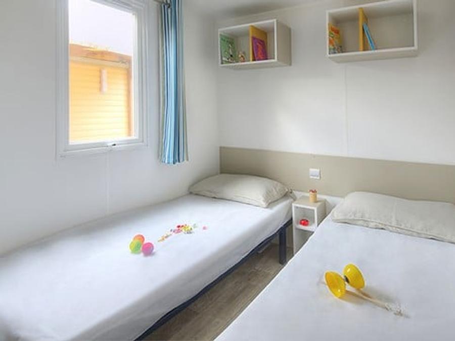 Mobilhome 6 personnes - Comfort | 3 Ch. | 6 Pers. | Terrasse surélevée | Clim. | TV 6