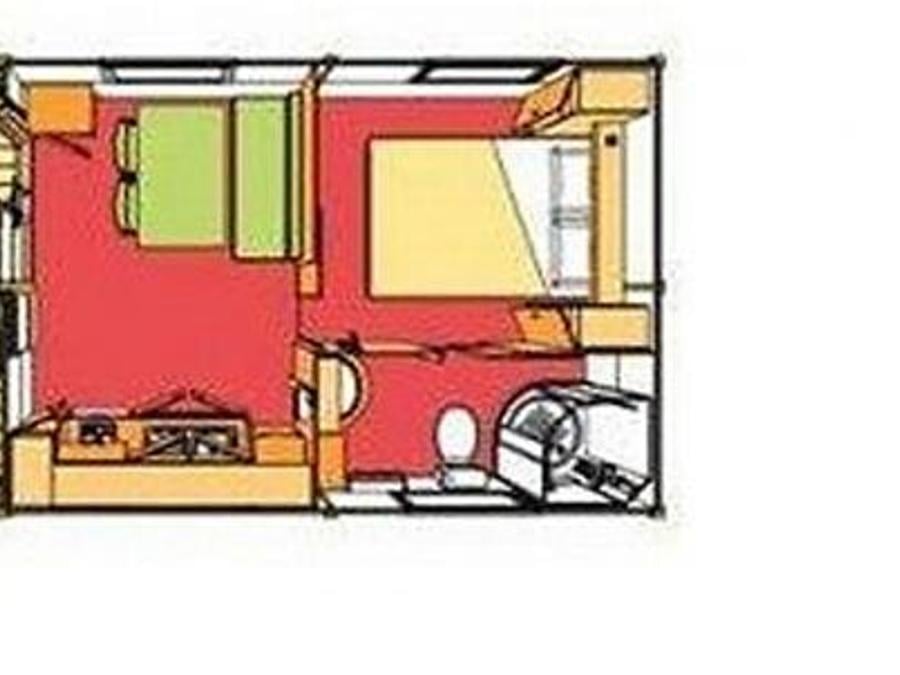 Bungalow 2 personnes - Bungalow Confort 1 chambre 2 pers 6