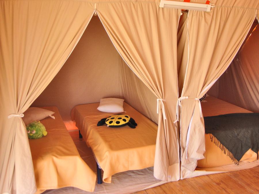 Bungalow toilé 4 personnes - Bungalow toilé 2 chambres - sans sanitaires 5