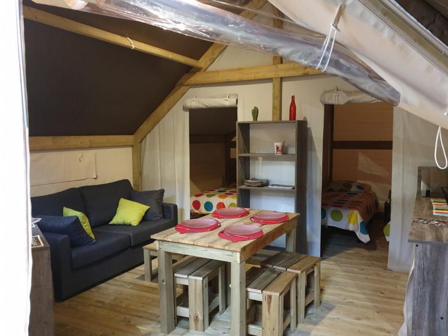Tente 4 personnes - Lodge Confort 2 chambres 1